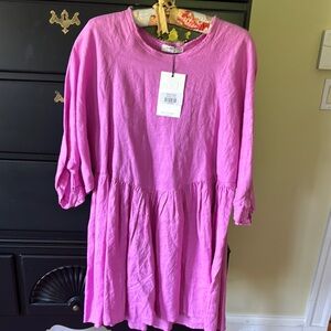 NWT LAHNTROPY linen dress (O/S)